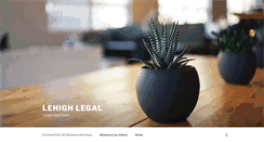 Desktop Screenshot of lehighlegal.org