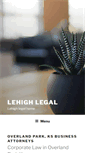 Mobile Screenshot of lehighlegal.org